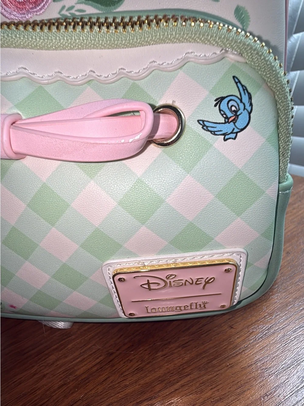 Loungefly Pink & Mint Bambi Kids Mini Backpack - Picture 3 of 13